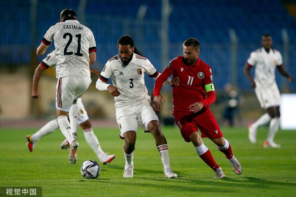 世俱杯官网-比利时轻取白俄罗斯,领先优势稳固