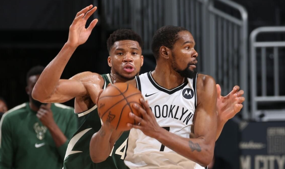 篮网vs雄鹿东部决赛首战,杜兰特与字母哥对决 篮网vs雄鹿东部决赛首战,杜兰特与字母哥对决